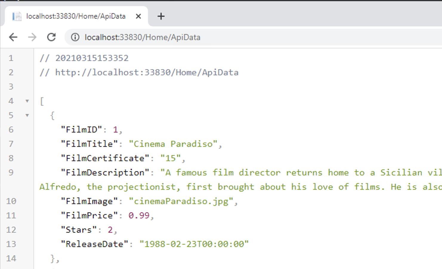 AllFilms in the Browser
