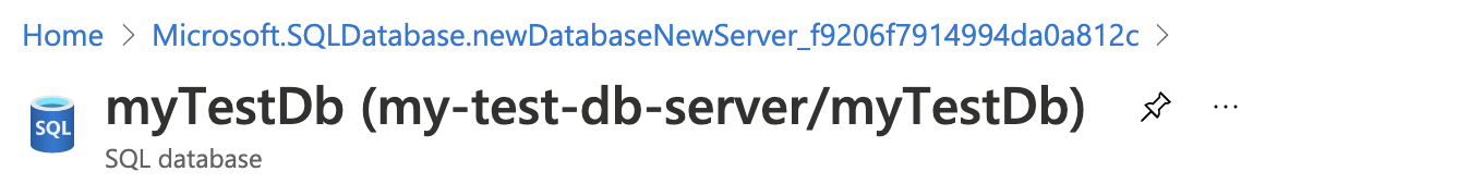 Database/Server in Azure