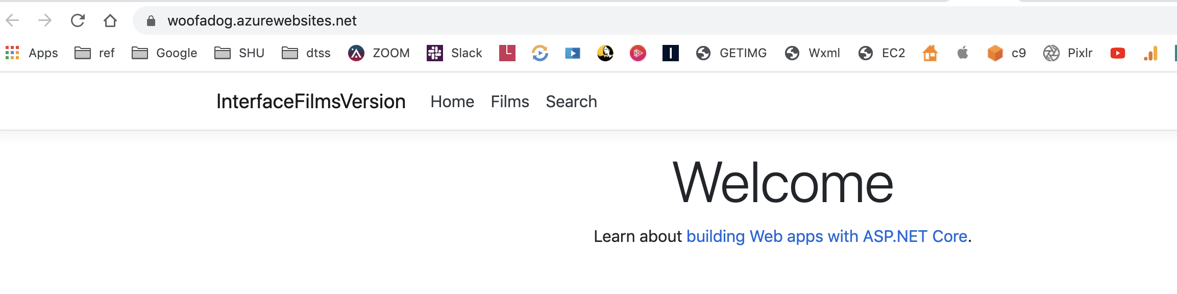 Azure Visual Studio Publishing Dialogue Box