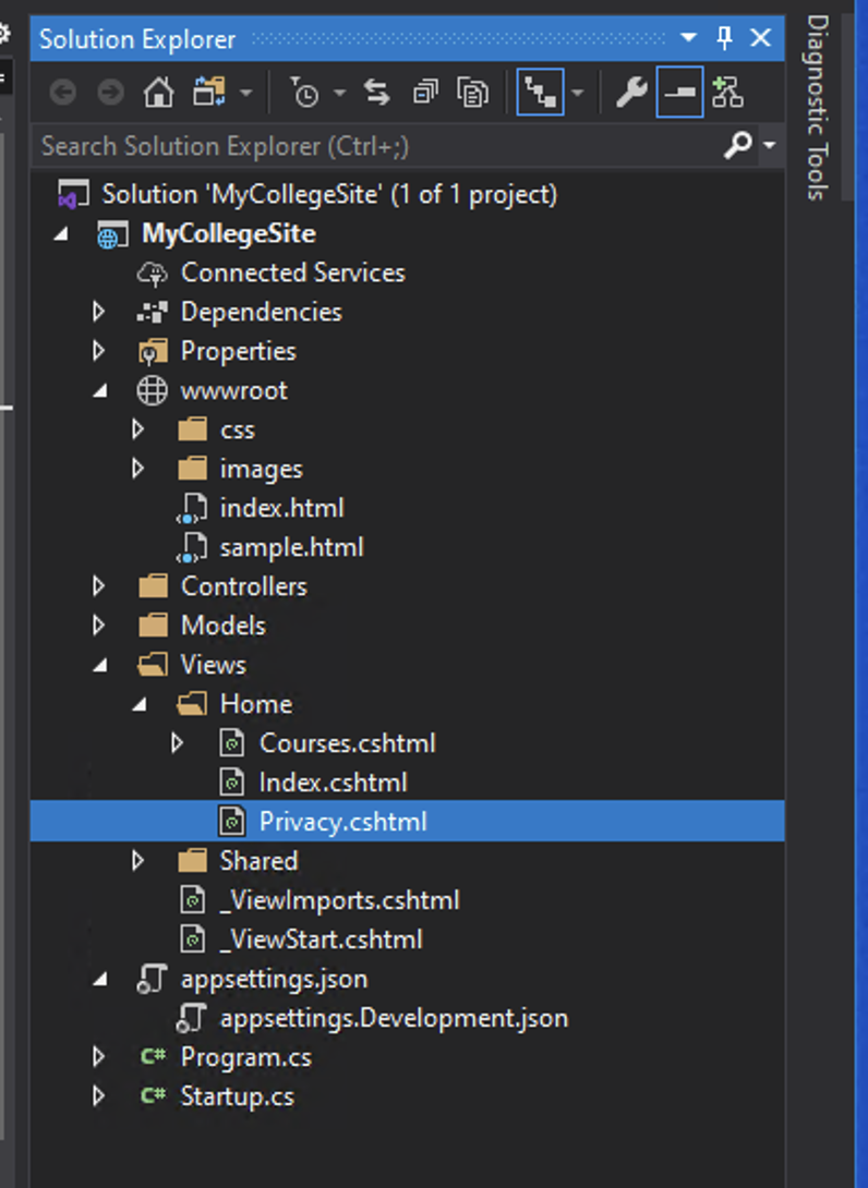 Views in the Structure